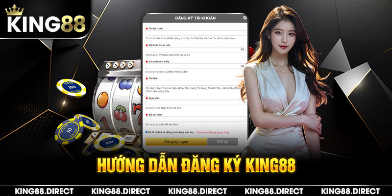 Hướng dẫn đăng ký tài khoản tại thiên đường cá cược King88